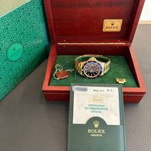 Thumbnail von Rolex Submariner Date Ref.16618 green caseback sticker LC Eu 1992 TOP purple dial </h1>