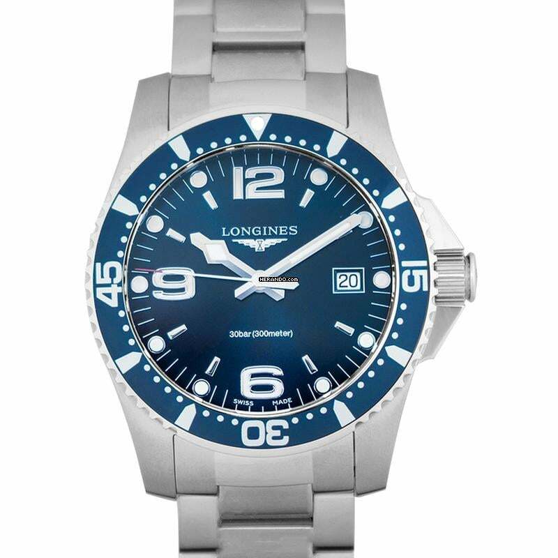  Longines HydroConquest L37404966 - The Longines HydroConquest Quartz Diving Watch Blue/Steel 41mm </h1> 