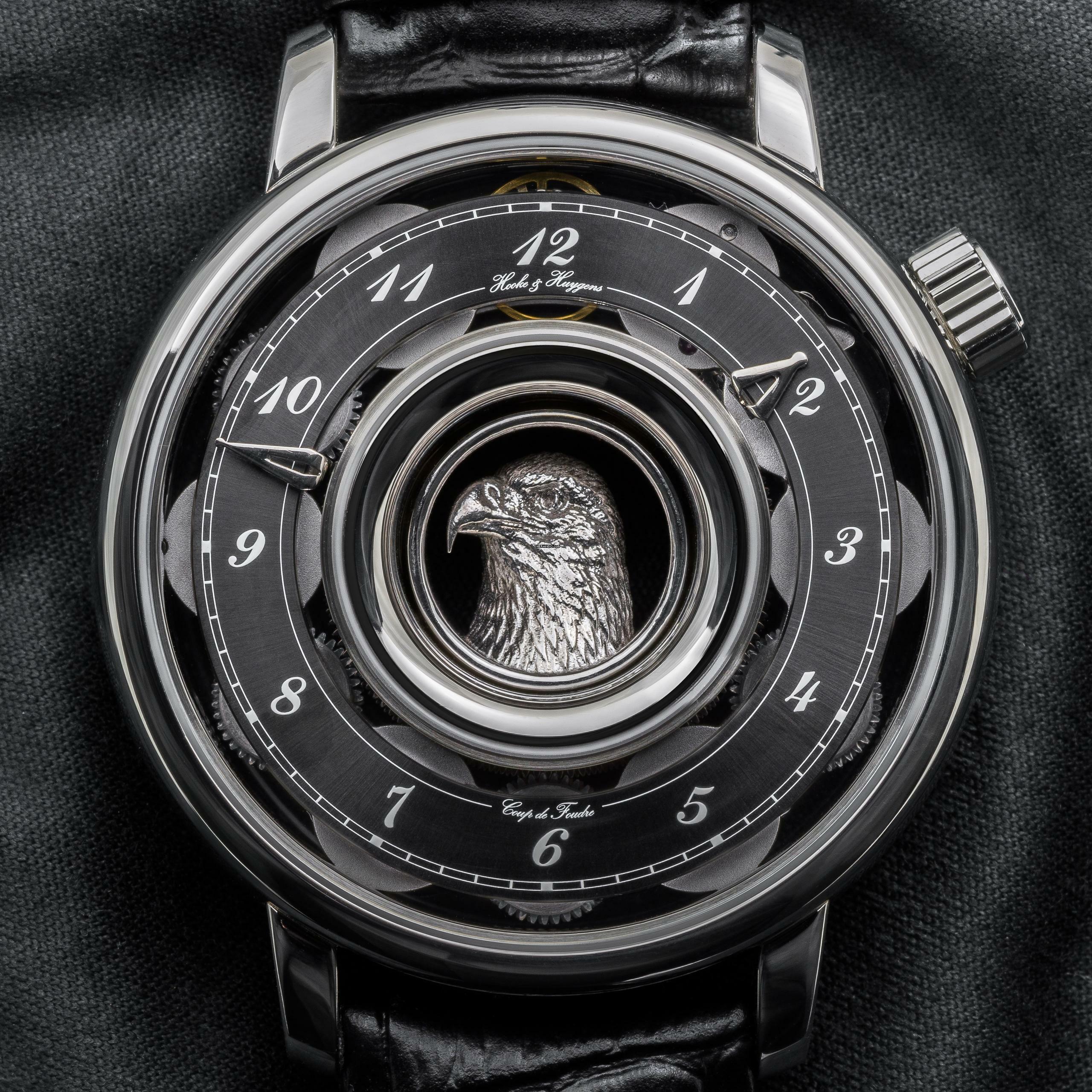 Hooke & Huygens Gems & Sculptures Manufakturkaliber 8 Federhäuser Weissgold