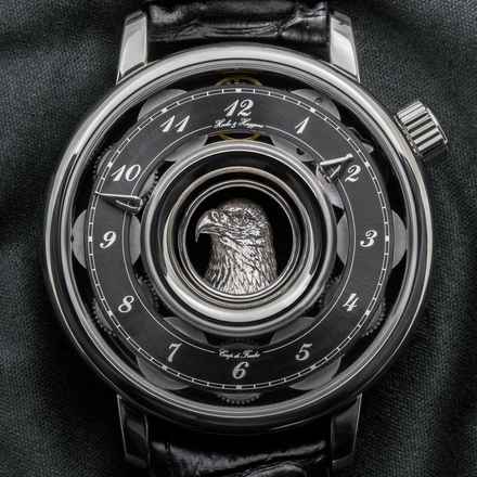  Hooke & Huygens Gems & Sculptures Manufakturkaliber 8 Federhäuser Weissgold 