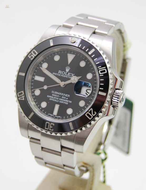 Rolex Submariner Date 40 Stahl/Stahl Box & Papiere aus 12.2014