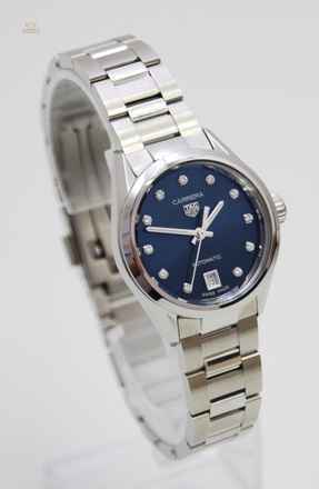 TAG Heuer Carrera Lady Automatik Diamanten Stahl NEU Box & Papier