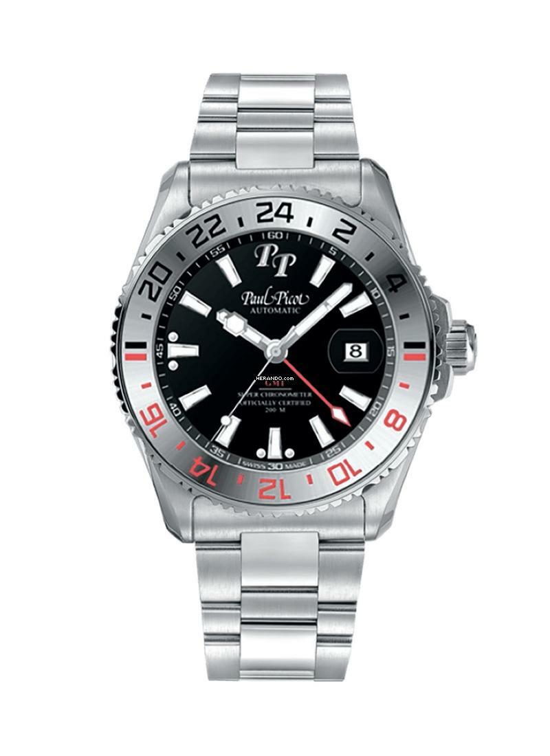 Thumbnail von Paul Picot Paul Mariner III 5 COSC GMT (3 verschiedene Optionen)