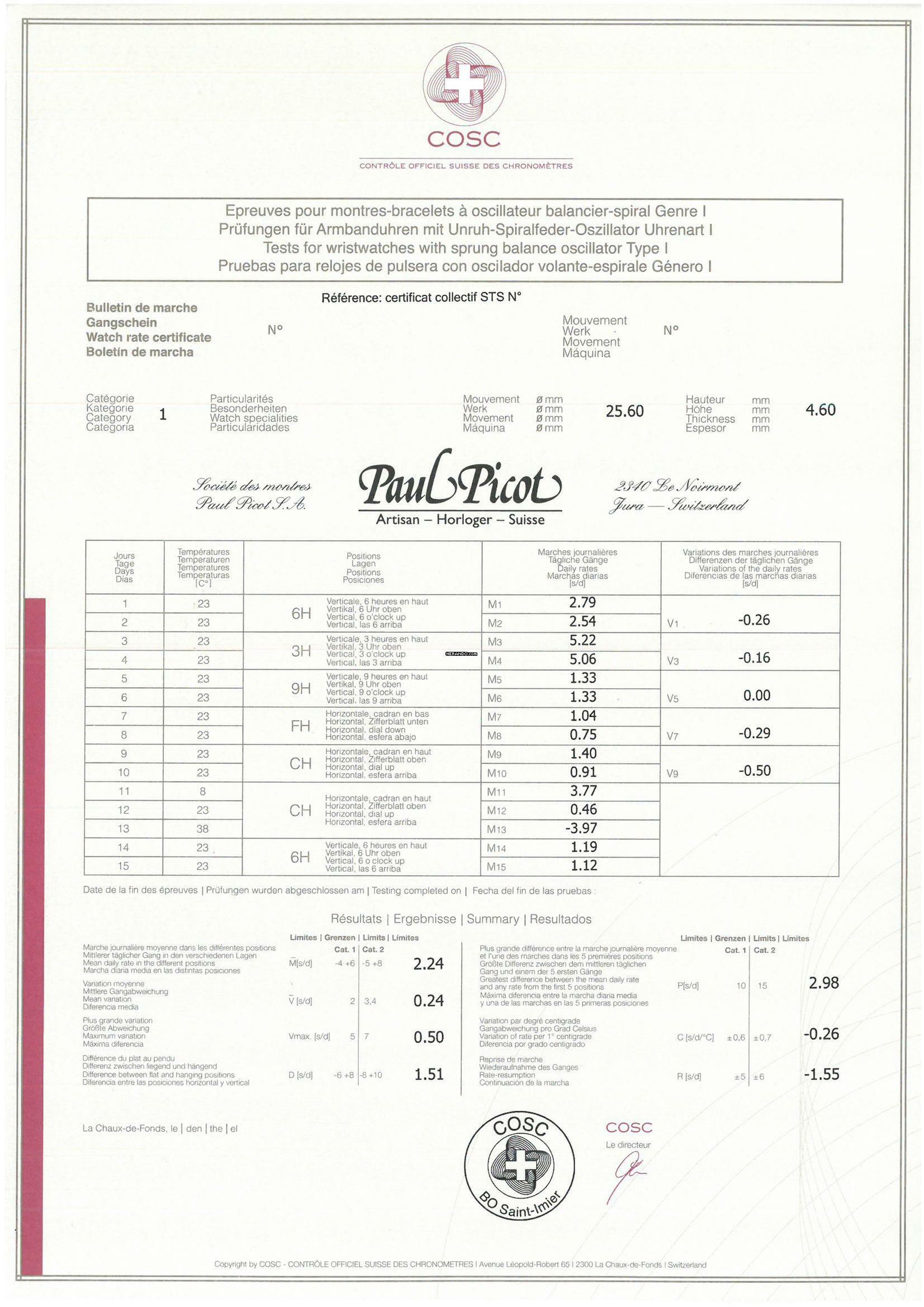 Thumbnail von Paul Picot Mariner 5 COSC GMT (5 verschiedene Optionen)