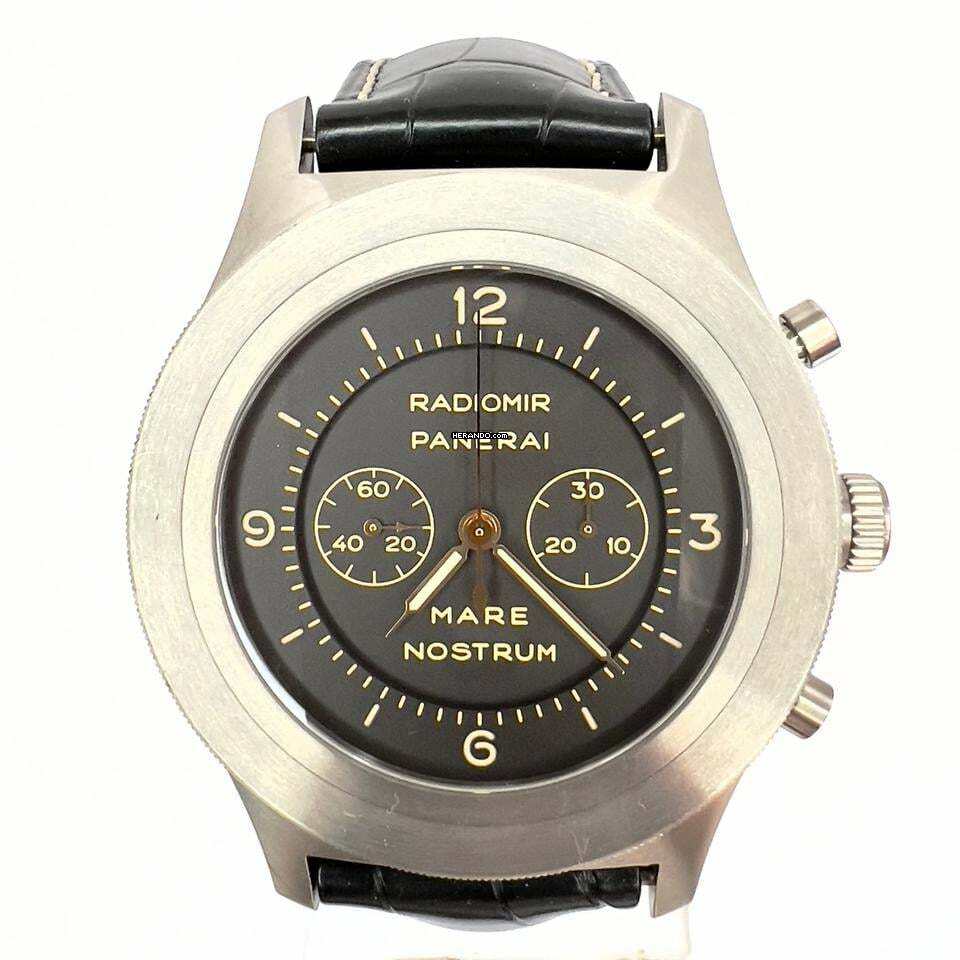  Panerai Mare Nostrum RADIOMIR MARE NOSTRUM 52mm Automatic Chrono Titanium Watch </h1> 