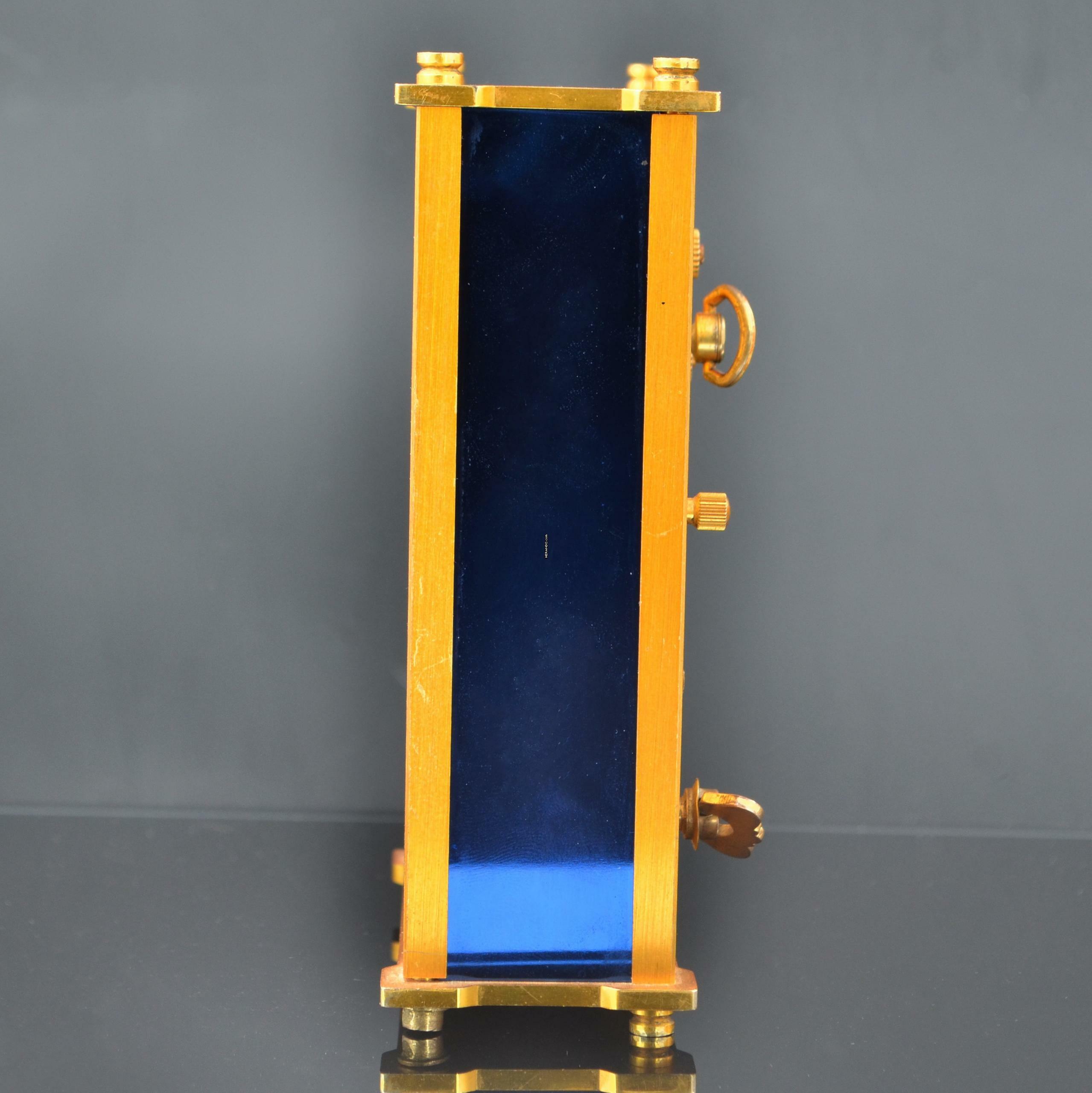 Thumbnail von JAEGER Table musical Art Deco alarm clock with power reserve 8 days 1960’s