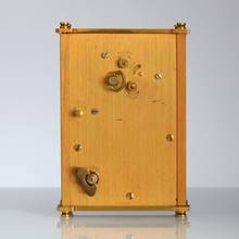 Thumbnail von JAEGER Table musical Art Deco alarm clock with power reserve 8 days 1960’s