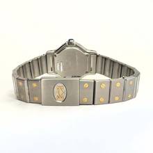 Thumbnail von Cartier Santos OCTAGON 25mm Quartz 2 Tone 0.40TCW Diamond Watch  </h1>