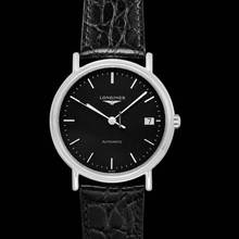 Thumbnail von Longines Présence L48214522 - Présence Automatic Black Dial Stainless Steel Unisex Watch </h1>