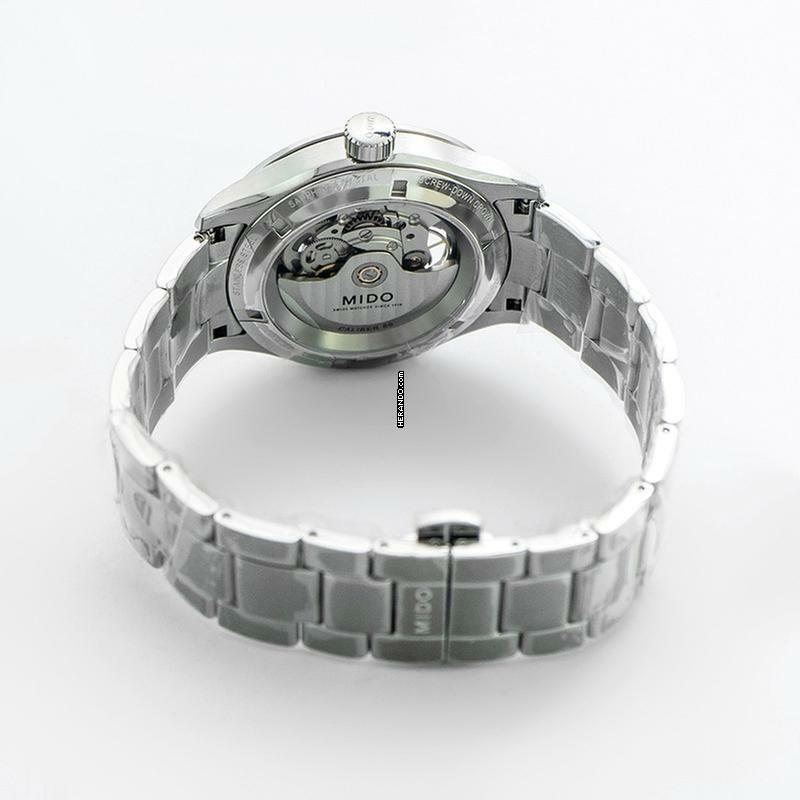 Thumbnail von Mido Multifort M038.436.11.061.00 - Multifort Automatic Grey Dial Stainless Steel Men's Watch </h1>