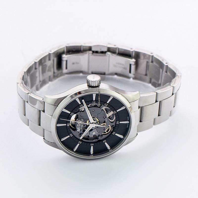 Thumbnail von Mido Multifort M038.436.11.061.00 - Multifort Automatic Grey Dial Stainless Steel Men's Watch </h1>