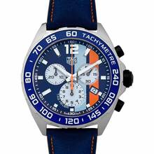 Thumbnail von TAG Heuer Formula 1 Quarz CAZ101N.FC8243 - Formula 1 Chronograph Gulf Special Edition Quartz Blue Dial Men's Watch </h1>