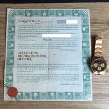 Thumbnail von Rolex Daytona Cosmograph 6265 Daytona black dial yellow gold 18KT Full Set 1985’s </h1>