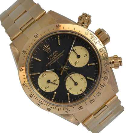  Rolex Daytona Cosmograph 6265 Daytona black dial yellow gold 18KT Full Set 1985’s </h1> 