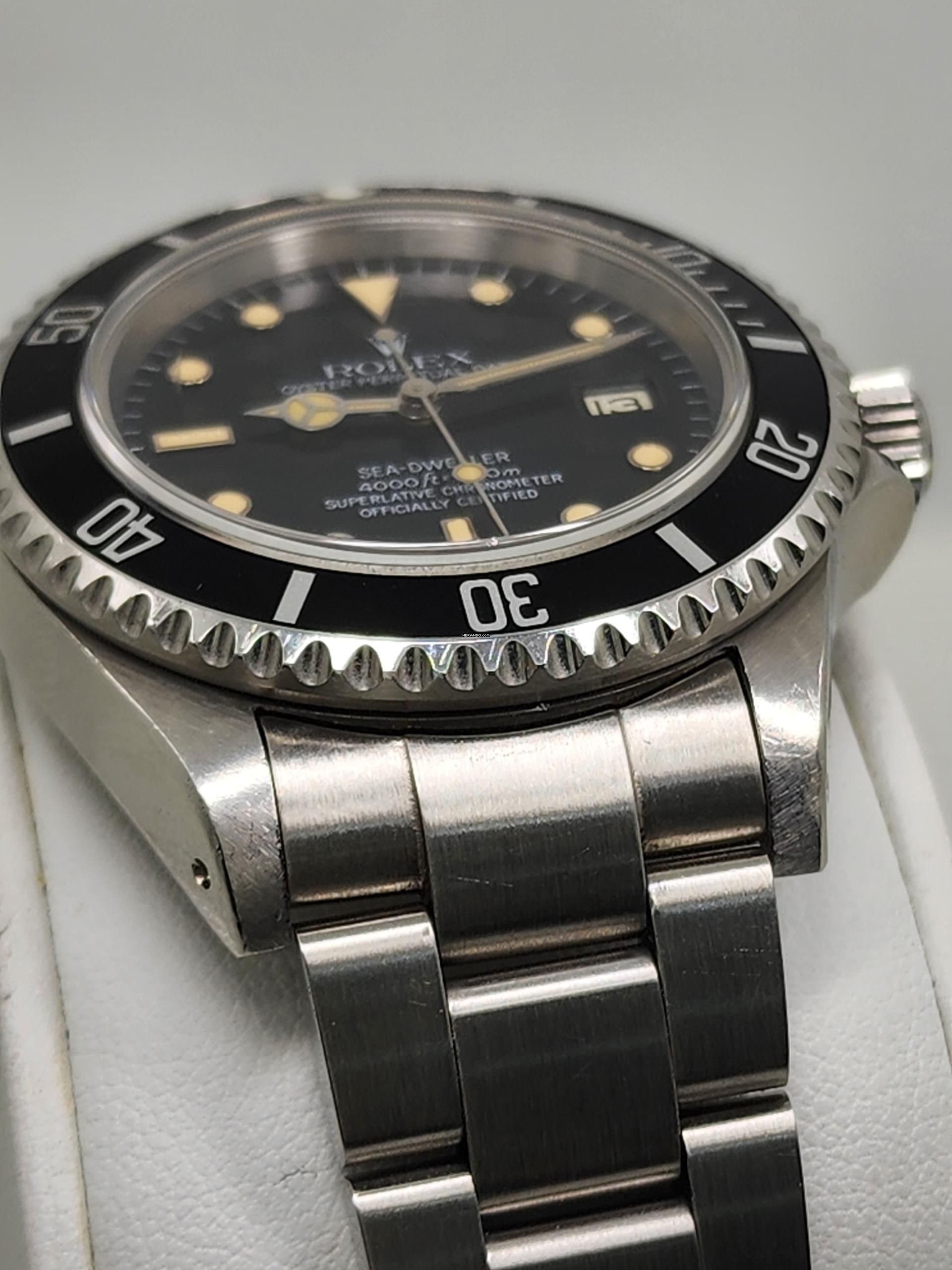  Rolex Sea-Dweller 16660 Transitional Sea-Dweller Nice Patina “Diablo” Sea Dweller 