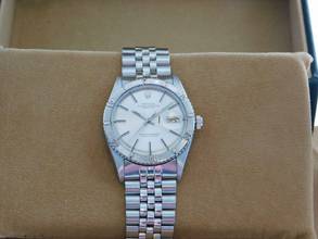 Thumbnail von Rolex Datejust Turn-O-Graph Turn-O-Graph Stahl weißes Zifferblatt Kaliber 1560 selten v 1978 </h1>