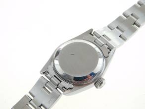 Thumbnail von Rolex Oyster Perpetual 26 Lady Oyster Perpetual mit Saphirglas 25 mm silber farbendes Blatt mit Oysterband v 1995 </h1>