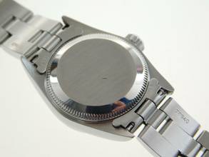 Thumbnail von Rolex Oyster Perpetual 26 Lady Oyster Perpetual mit Saphirglas 25 mm silber farbendes Blatt mit Oysterband v 1995 </h1>