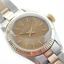 Thumbnail von Rolex Oyster Perpetual Lady Oyster Perpetual St / G 25 mm mit Oysterband im sehr schönen Zustand von 1971 </h1>