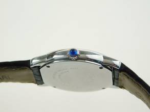 Thumbnail von Cartier Ronde Solo de Cartier Damenuhr 29mm Stahl mit Krokoband uns Faltschließe </h1>