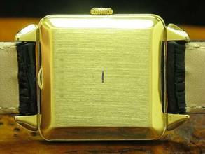 Thumbnail von IWC Carre 18kt 750 Gold Automatic Herrenuhr Von Ca. 1952 / Kaliber C.852 </h1>