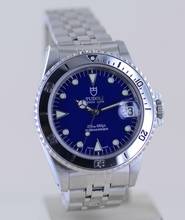Thumbnail von Tudor Submariner Medium blue Dial Klassiker Stahlband Unisex 36mm B+P </h1>