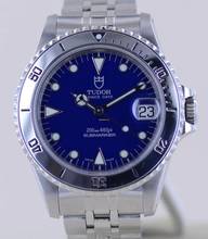 Thumbnail von Tudor Submariner Medium blue Dial Klassiker Stahlband Unisex 36mm B+P </h1>