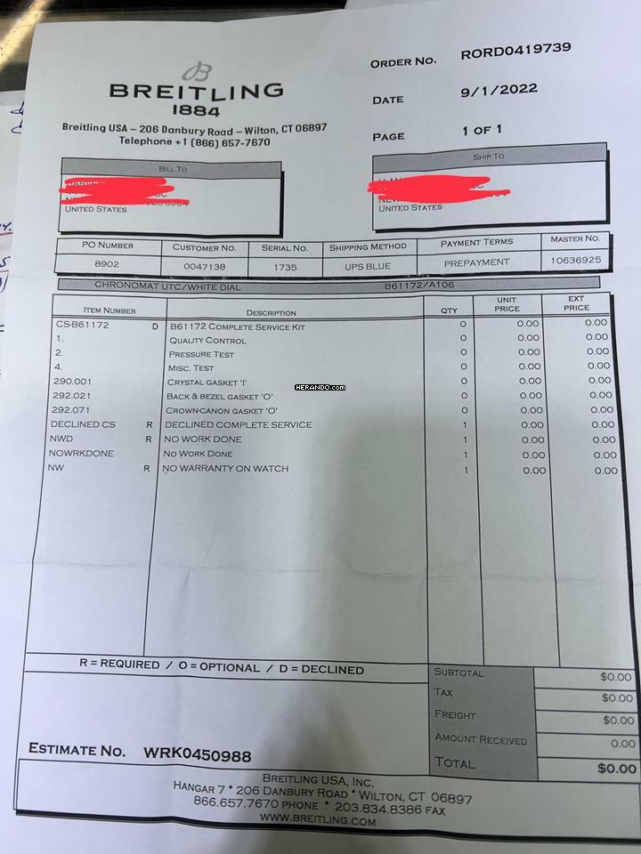 Thumbnail von Breitling Chronomat UTC 40mm Automatic 2 Tone Watch </h1>