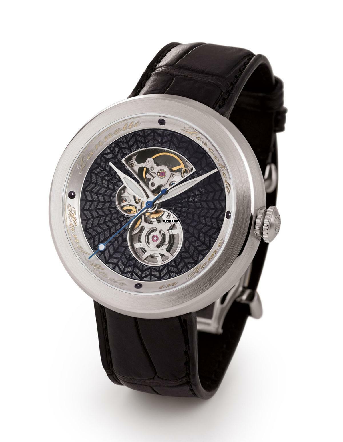 Thumbnail von Zannetti Discobolo Man – Blue Enamel optional in black and brown Enamel