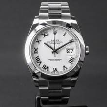 Thumbnail von Rolex Datejust 41 White Roman Dial LC 100