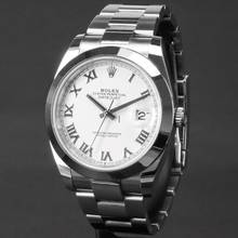 Thumbnail von Rolex Datejust 41 White Roman Dial LC 100