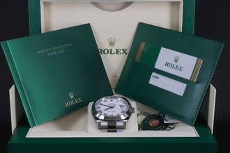 Thumbnail von Rolex Datejust 41 White Roman Dial LC 100