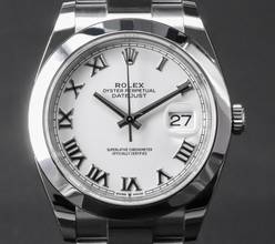 Thumbnail von Rolex Datejust 41 White Roman Dial LC 100