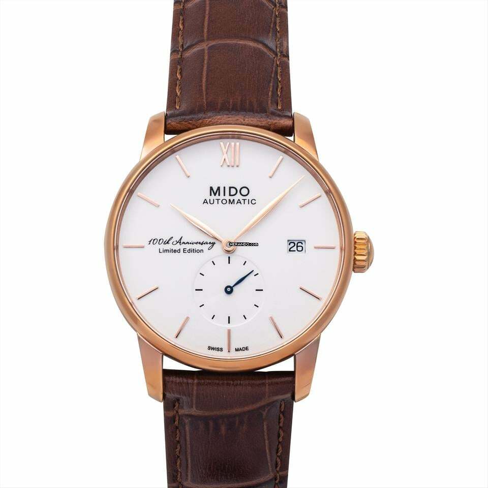  Mido Baroncelli III M8608.3.26.8 - Baroncelli III Automatic White Dial Stainless Steel Men's Watch </h1> 