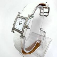 Thumbnail von Hermès Heure H 25mm Steel 0.91TCW DIAMOND Watch </h1>