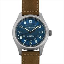 Thumbnail von Hamilton Khaki Field Titanium H70545540 - Khaki Field Automatic Blue Dial Titanium Men's Watch </h1>