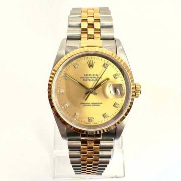  Rolex Datejust Automatic 36mm 2 Tone Diamond Dial Watch Jubilee Bracelet </h1> 