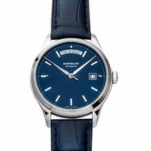 Thumbnail von Montblanc Heritage Chronométrie 118225 - Heritage Chronometrie Automatic Blue Dial Stainless Steel Men's Watch </h1>