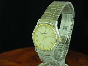 Thumbnail von Ebel Sportwave Sport Classic Wave 18kt 750 Gold / Edelstahl Herrenuhr / Ref 1187141 </h1>