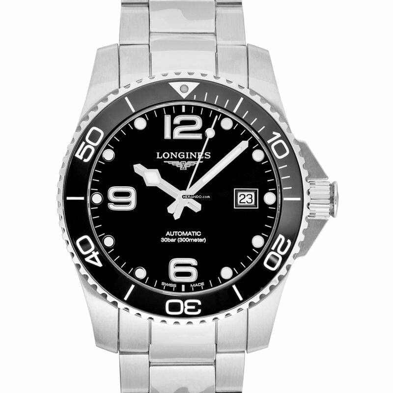  Longines HydroConquest L37814566 - Hydroconquest Automatic Black Dial Men's Watch </h1> 