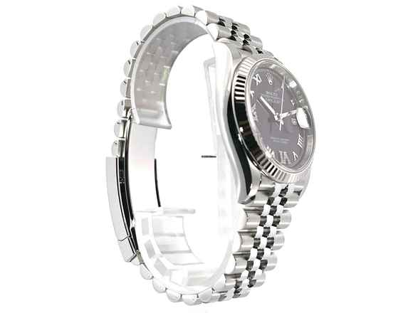 Rolex Datejust 36 Oystersteel / Weißgold 126234 Purple Römisch Diamant Jubile-Band 