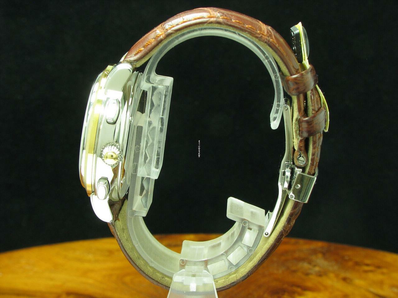 Thumbnail von Maurice Lacroix Masterpiece Flyback Annuaire Stahl-gold Automatic Herren / 15827 </h1>