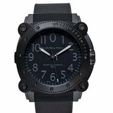 Thumbnail von Hamilton Khaki Navy BeLOWZERO H78505330 - Khaki Navy BeLOWZERO Auto Titanium Automatic Black Dial Men's Watch </h1>