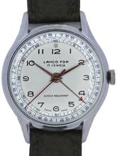  Lanco Gents manual wind Alarm Wristwatch Lanco – Fon , Shock – Protected </h1> 