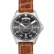 Thumbnail von Hamilton Khaki Pilot Day Date H64615585 - Khaki Aviation Automatic Black Dial Stainless Steel Men's Watch </h1>