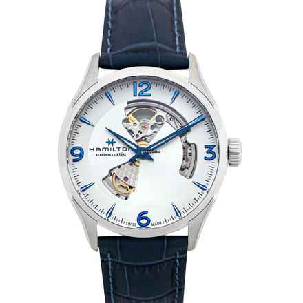  Hamilton Jazzmaster Open Heart H32705651 - Jazzmaster Automatic Silver Dial Stainless Steel Men's Watch </h1> 