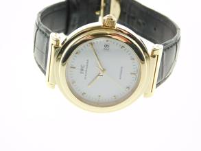 Thumbnail von IWC Da Vinci SL 37 x 47mm massiv 18 Karat Gelbgold im Top Zustand </h1>