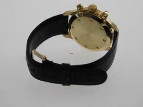 Thumbnail von IWC Fliegeruhr 18 Karat Gelbgold Fliegerchronograph 3740 im Top Zustand 37 mm </h1>