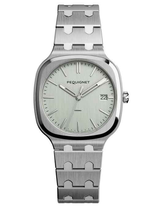  Pequignet Concorde Watch silver optional with gold Indexe 