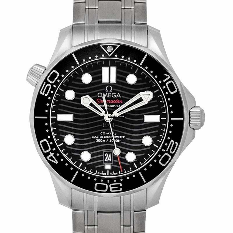Omega Seamaster Diver 300 M 210.30.42.20.01.001 - Seamaster Automatic Black Dial Stainless Steel Men's Watch </h1>